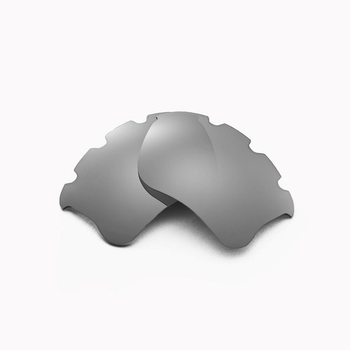 Walleva Titanium Vented Polarized Replacement Lenses For Oakley Flak Jacket XLJ - Picture 2 of 6