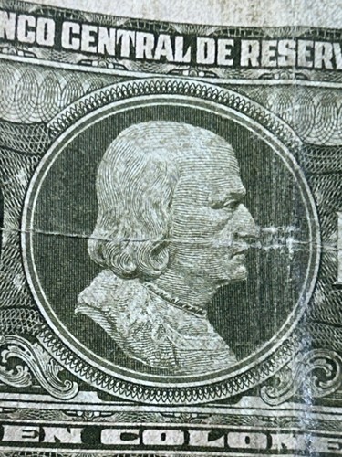 El Salvador: Banknote - 100 Colones 1983 Series “LL” - Picture 7 of 9
