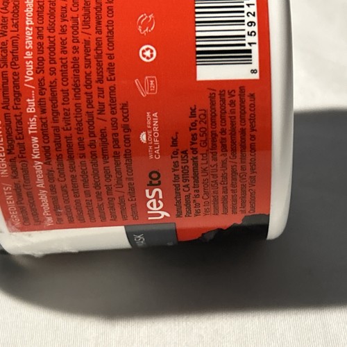 Yes to Tomatoes - Clear Skin - Detoxifying Charcoal DIY Powder to Clay Mask -NEW - Picture 11 of 15