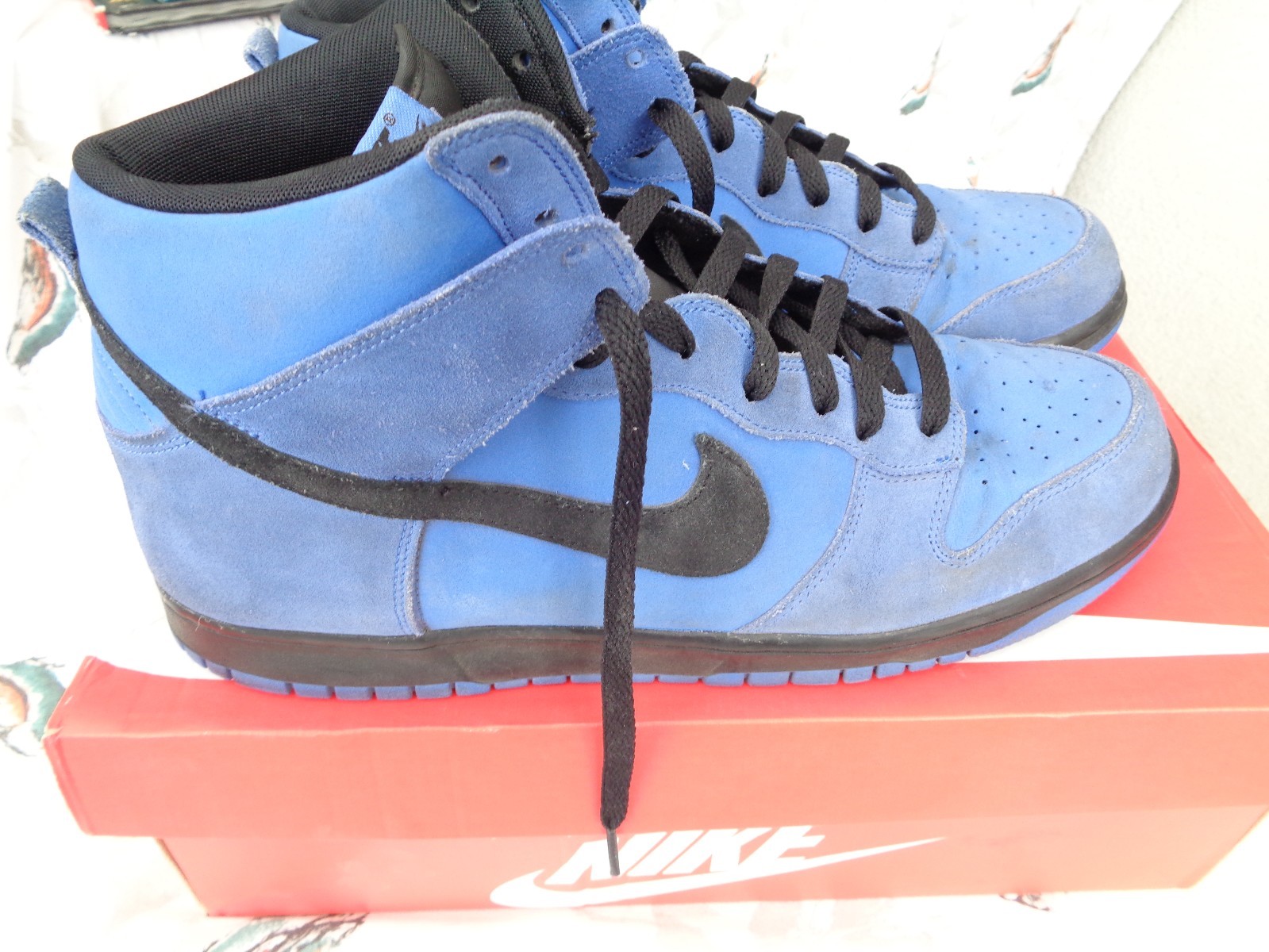 Nike Schiacciare Ciao Alto Azzurre, Sz 13 Uomini Di Grande Qualità. Nike Schiacciare Ciao Alto Azzurre, Sz 13 Uomini Schiacciare Di Grande Qualità. 24f0a0