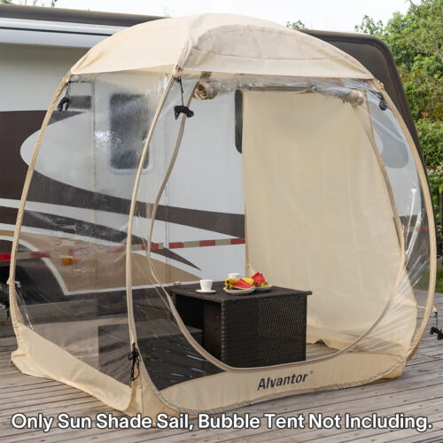 Vela Parasole e Pavimento in PE Luci Stringa LED per Tenda Schermo Esterno Tenda a Bolle - Foto 30 di 45