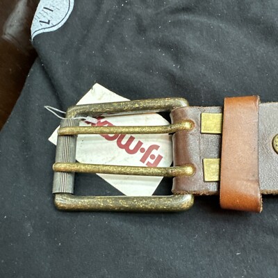 NWT TJmax Bed Stu Cobbler Series Leather Belt 32 Waist  display picture 2