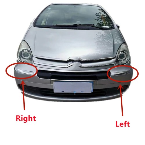 For Xsara Picasso chrome trim decorative strip Silver bright strip behind bumper - Picture 11 of 11