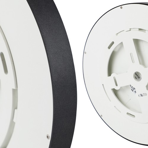 ZMH Deckenlampe LED Warmweiß 15W IP44 Wasserdicht Rund Weiß Schwarz - Zdjęcie 29 z 35