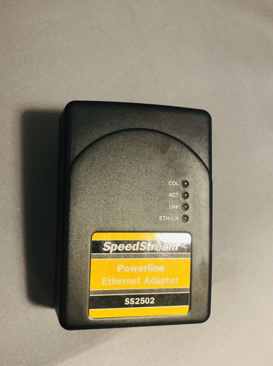 Speedstream Model SS2502 Powerline Ethernet Adapter Home Office