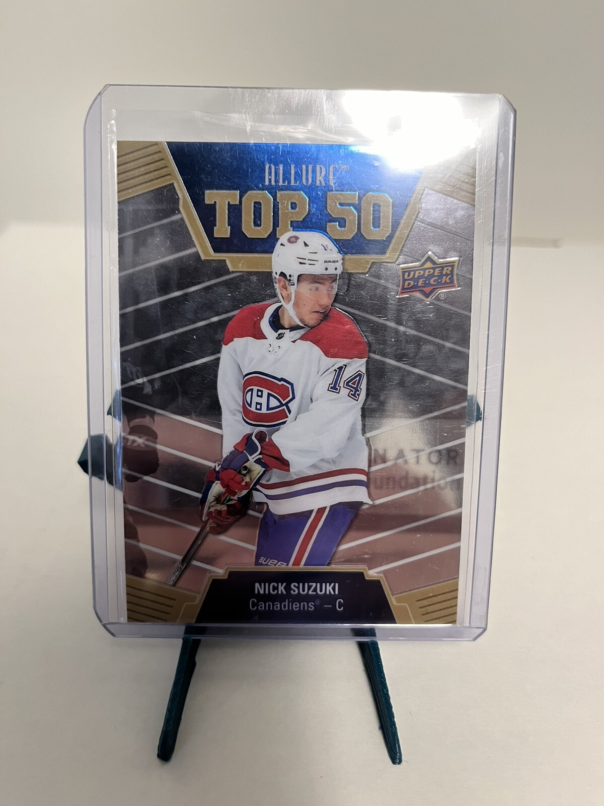 Nick Suzuki 2019-20 Upper Deck Allure Top 50 Rookie #T50-47 Montreal Canadiens