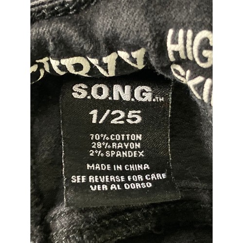 Damen Curvy High Rise Skinny Ankle Jeans Schwarz Distressed Größe 1 Freizeit - Bild 5 von 9