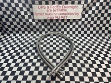 Lot Of 2, SWAGELOK Braided Hose 1/4" X 36 LG, SS-FJ4-SL4SL4-36, SHIPSAMEDAY
