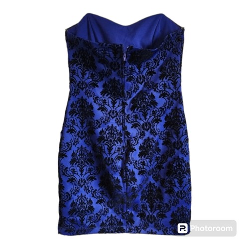 Nuevo con etiquetas Mini vestido de cóctel estampado Teeze Me para mujer, talla 5/6 - Imagen 3 de 4