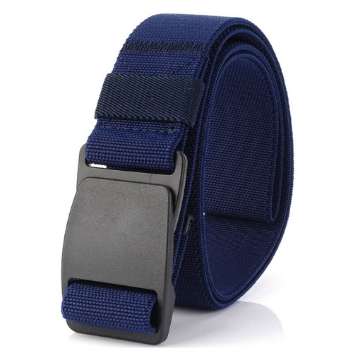 Mens Stretch Belt Quick Release Buckle Belt Strong Nylon Lightweight Belt - Picture 17 of 18