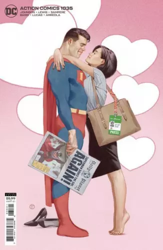 ACTION COMICS #1035 CVR B JULIAN TOTINO TEDESCO CARD STOCK VAR DC COMICS