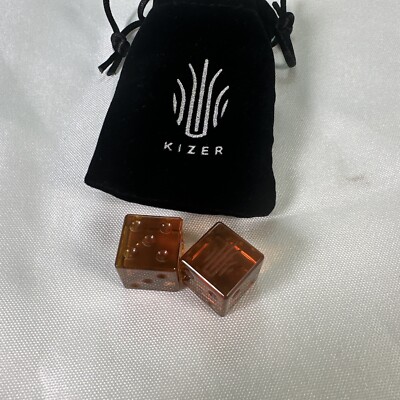 Kizer Cutlery Yellow PEI Ultem Dice Set of 2 SZ101