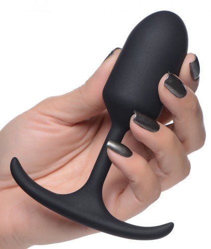 Heavy Hitters Premium Silicone Weighted Round Tapered Anal butt plug Sex Toy - Picture 15 of 35