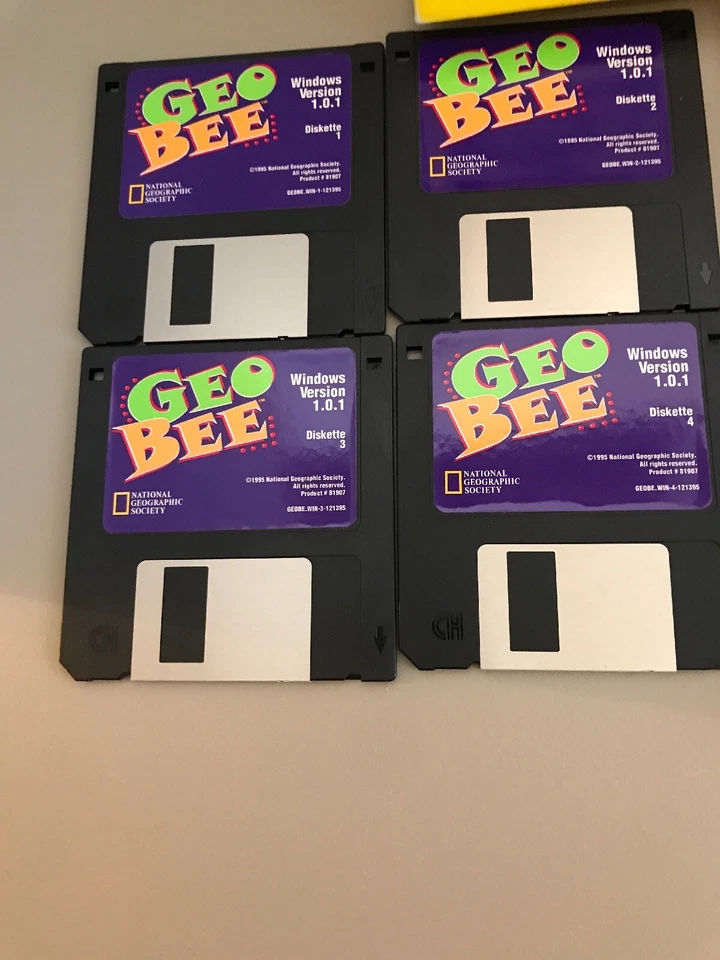 VINTAGE 1995 GEO BEE Software by National Geographic Society - Image 4 of 4