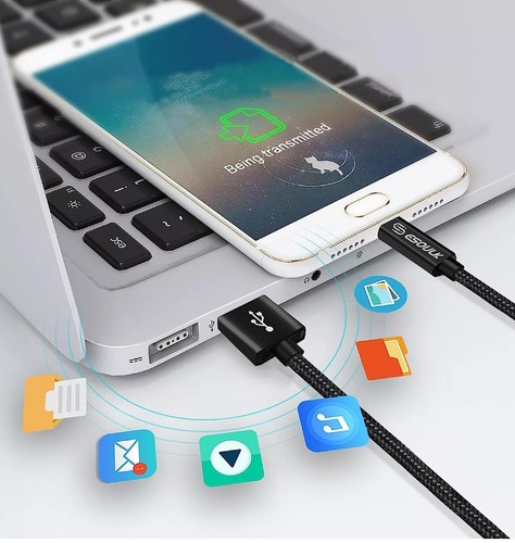 2x USB Cable Charger Type C USB 3.1 for Samsung Galaxy S8 Active SM-G892A - Picture 3 of 3