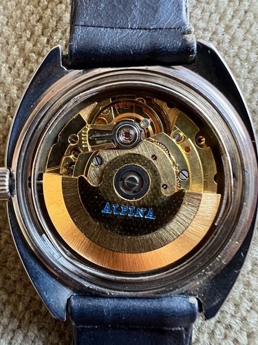 NOS Vintage Alpina Automatic Sea-Strong Wristwatch Steel ETA 2783 - 38mm 1970 - Picture 14 of 16
