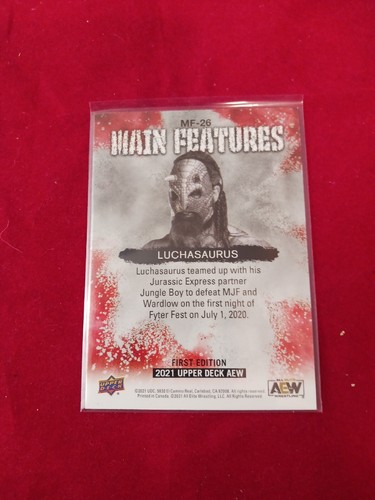 2021 2022 Upper Deck AEW Main Features Lot Green #005 /199 Moxley Penta Sting  - Bild 7 von 18