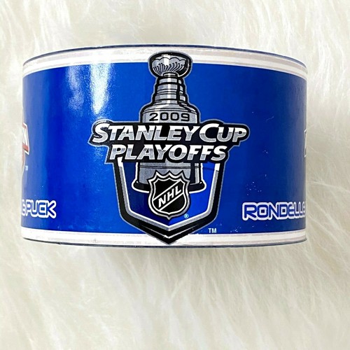2009 San Jose Sharks NHL Stanley Cup Playoff Official Hockey Game Puck  - Picture 7 of 9