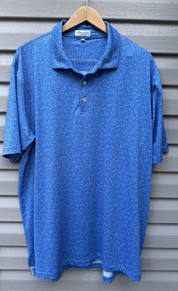 PETER MILLAR 2021 オールスターゲーム ポロシャツ Peter Millar Golf Polo Shirt Game Day AOP Performance