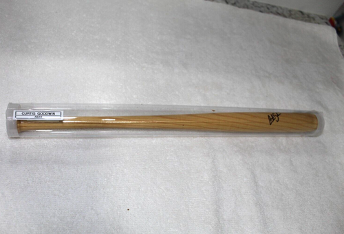 REDS Autographed Mini Bat - Curtis Goodwin - Picture 2 of 4