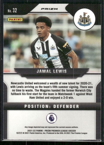 2021-22 Prizm Premier League PINK ICE Jamal Lewis #32 (JM) - Picture 2 of 2