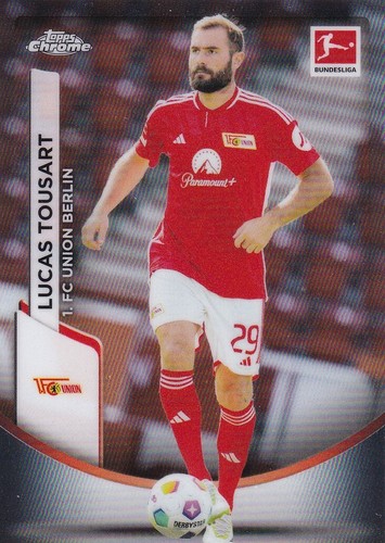 Topps Chrome Bundesliga Soccer Fussball 2023/24 Base Single Rookie Insert RC - Bild 7 von 101