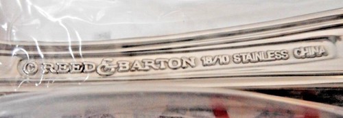 12 New Reed & Barton ICED TEA SPOONS Renaissance Stainless Flatware OLD STOCK - Picture 2 of 5