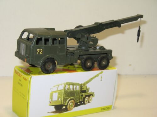 DINKY TOYS Camion Gru Wrecker Militare RARO Ultima Versione Non Incisa Berliet - Foto 3 di 5