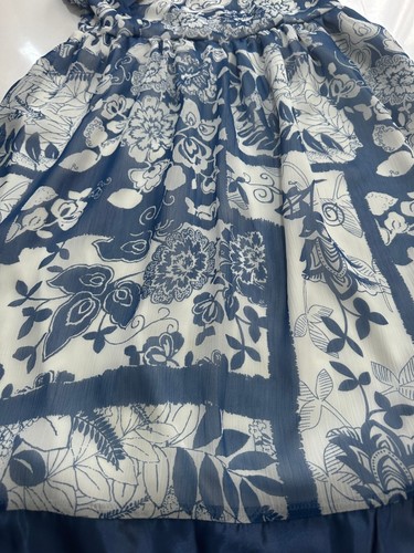 SPICY SUGAR White Blue Floral Sleeveless Dress Women’s Size S Good Condition - Picture 9 of 9