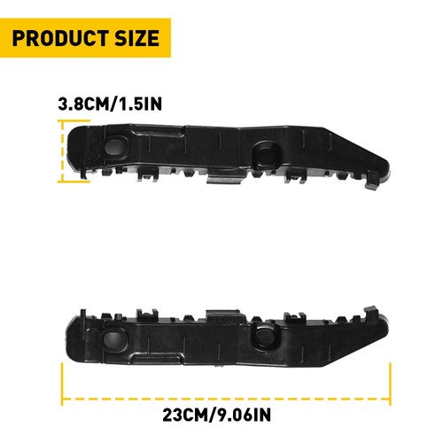Front Bumper Bracket LEFT & RIGHT for 2015-2017 Hyundai Sonata 86514C1000 - Picture 6 of 13