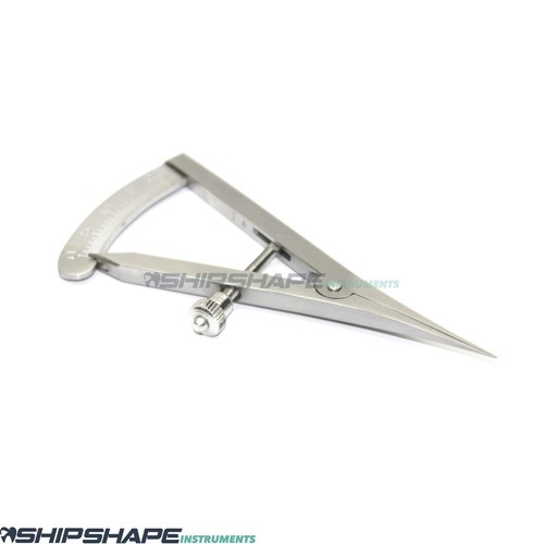 Surgical Castroviejo Caliper 20mmx3.5", Dental, Orthopedic Bone Measuring Gauge - Imagen 7 de 9