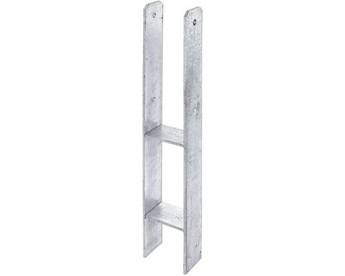 H-Pfostenträger 101 x 300 x 600 mm, feuerverzinkt, 1 Stück - Bild 1 von 3