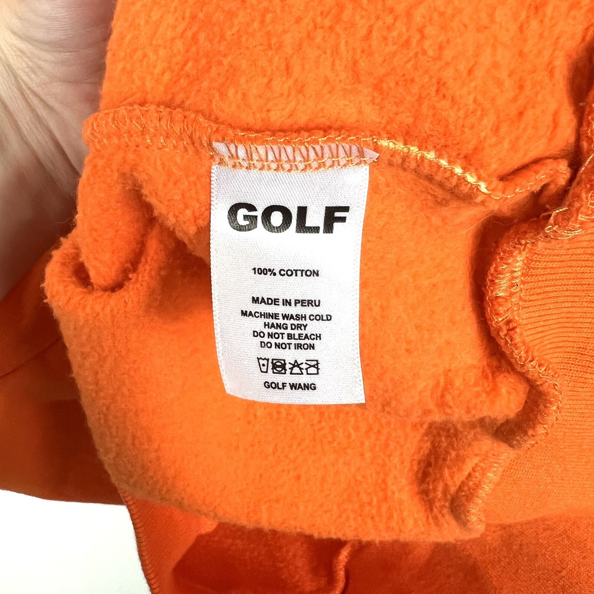 Golf Wang Orange Crewneck Tyler The Creator Large Sweatshirt
