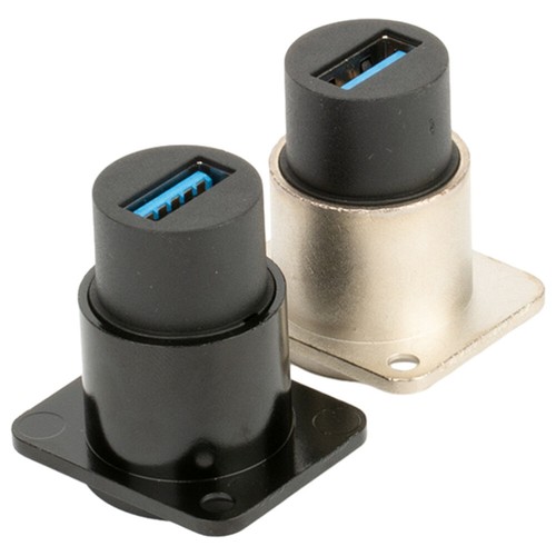 2 Stück USB Panel Mount Pass Through Connector Buchse auf Buchse USB 3.0 - Picture 7 of 12