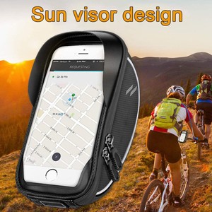 Bicycle MTB Cycling Bike Front Top Tube Frame Bag Phone Holder Case Waterproof