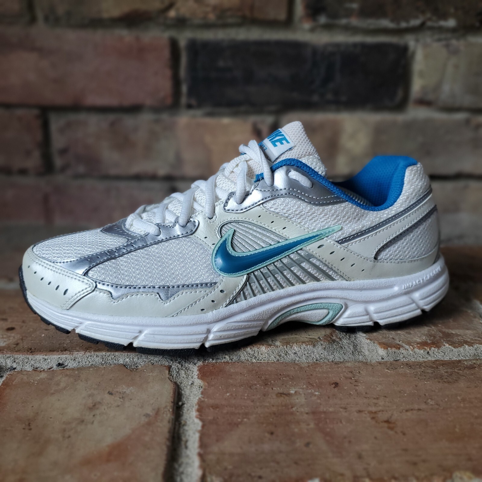 Misschien Verknald Dij Nike Womens Dart 7 354138-142 White Blue Running Shoes Sneakers Size 9.5 |  eBay