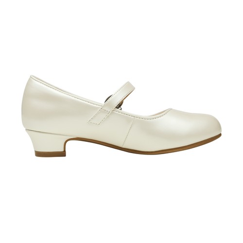 Girls Kids Children Low Heel Party Wedding Mary Jane Sandals Court Shoes Size US - Picture 4 of 11