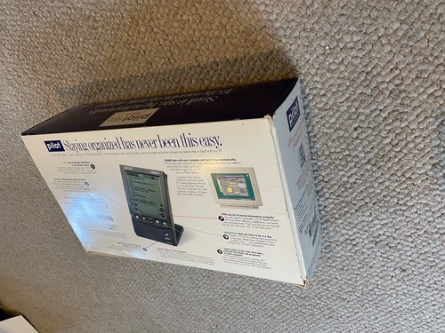 Palm Pilot 5000 First Gen U.S. Robotics PDA Organizer - complete, original box - Photo 10 sur 10