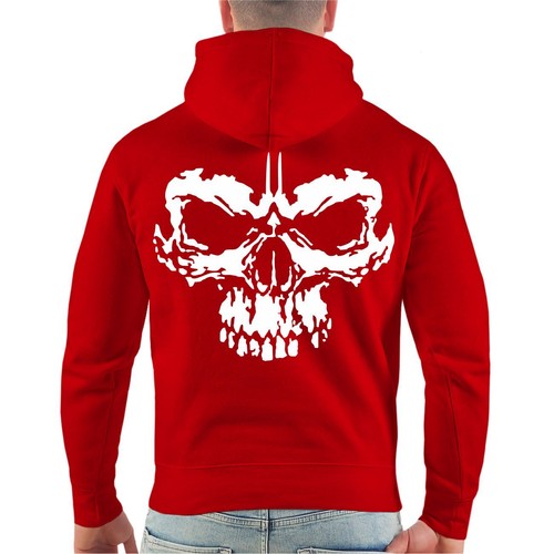 Felpa con cappuccio La Familia Westside Skull Hoodie teschio oldschool tattoo - Foto 22 di 22