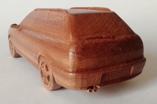 Audi RS2 Avant - 1:16 Modello in Scala di Auto in Legno Replica da Collezione - Foto 6 di 9