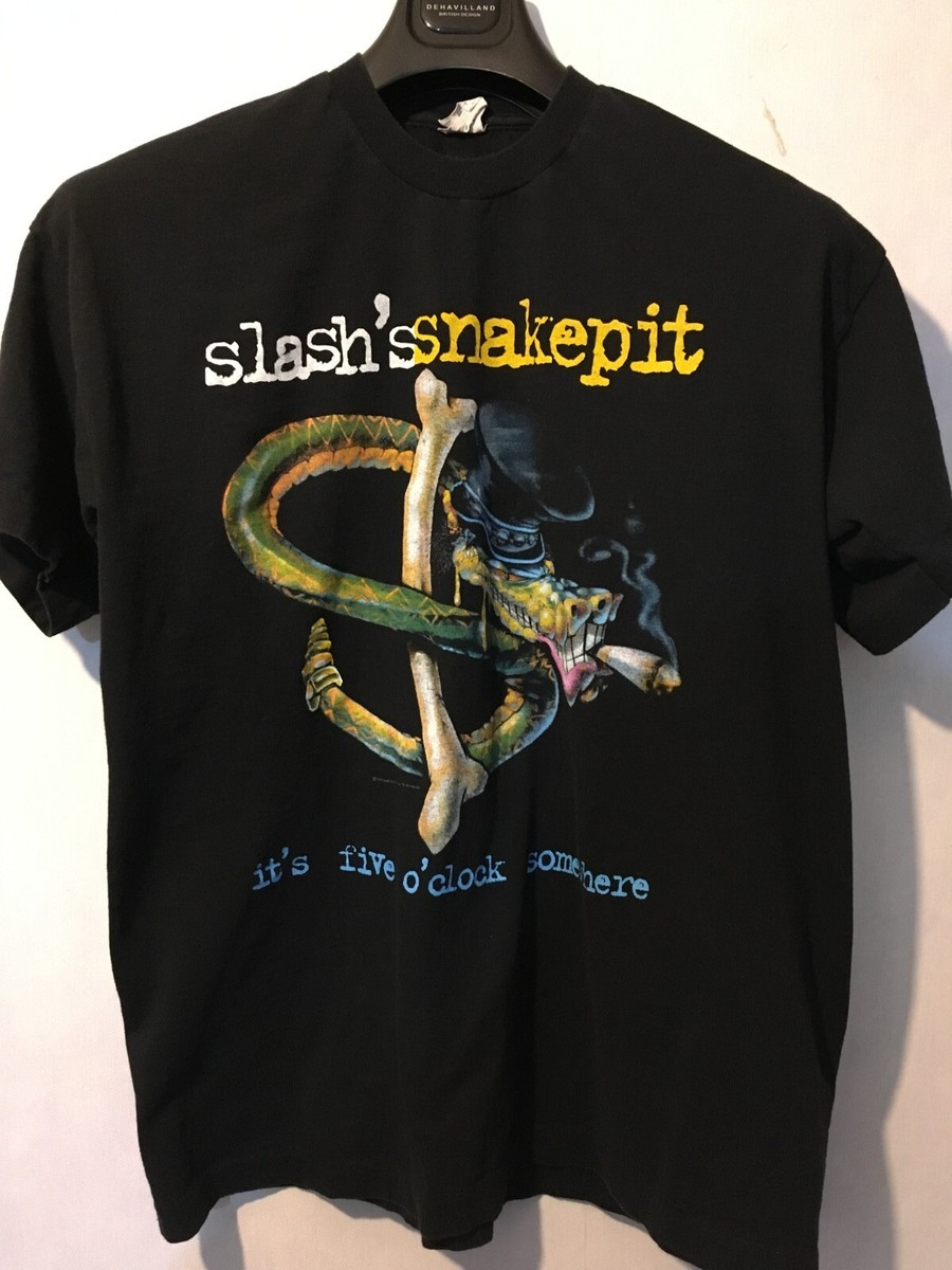 スラッシュ　slash's snakepit Tシャツ　新品 Amazon.co.jp: バンドTシャツ スラッシュ Slash's Snakepit L