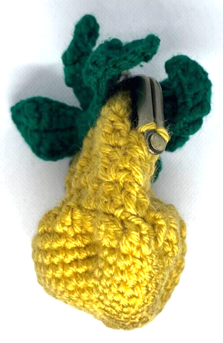 Crochet Pineapple Drawstring Bag With Matching Coin Purse - Picture 15 of 20