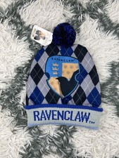 NWT Harry Potter Adult Unisex Winter Hat Beanie Ravenclaw Blue Gray