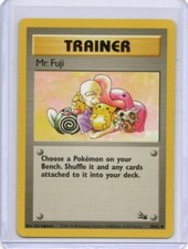 Mr. Fuji Trainer : 1999 Pokémon TCG Fossil Set Regular Card 58/62 - 580