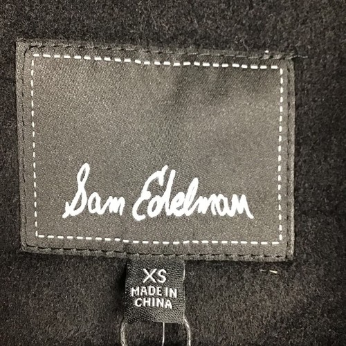 Sam Edelman Womens Overcoat Black Double Breasted Notch Collar Reefer XS New - Picture 6 of 9