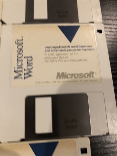 Vintage Microsoft Word Version 5.0 for IBM on 7 Disks TESTED and READABLE - Picture 8 of 12