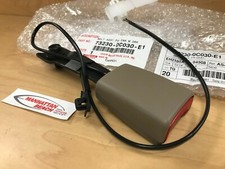 00-04 TUNDRA FRONT DRIVER SEAT BELT BUCKLE 73230-0C030-E1 TAN