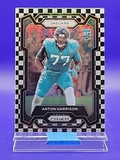 Anton Harrison 2024 Panini Prizm Black & White Checker Prizm RC SSP 🔥 Jaguars