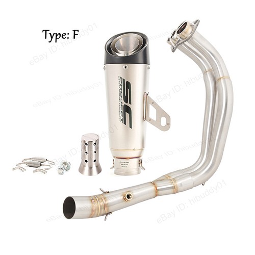 YZF R7 2014-2025 for Yamaha MT-07 XSR700 Full Exhaust System Header Muffler Pipe - Picture 12 of 14