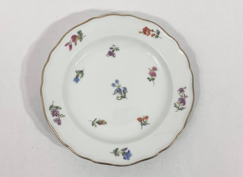 5x Meissen Scattered Flowers Dessert Plates 17,5 cm - Picture 12 of 13